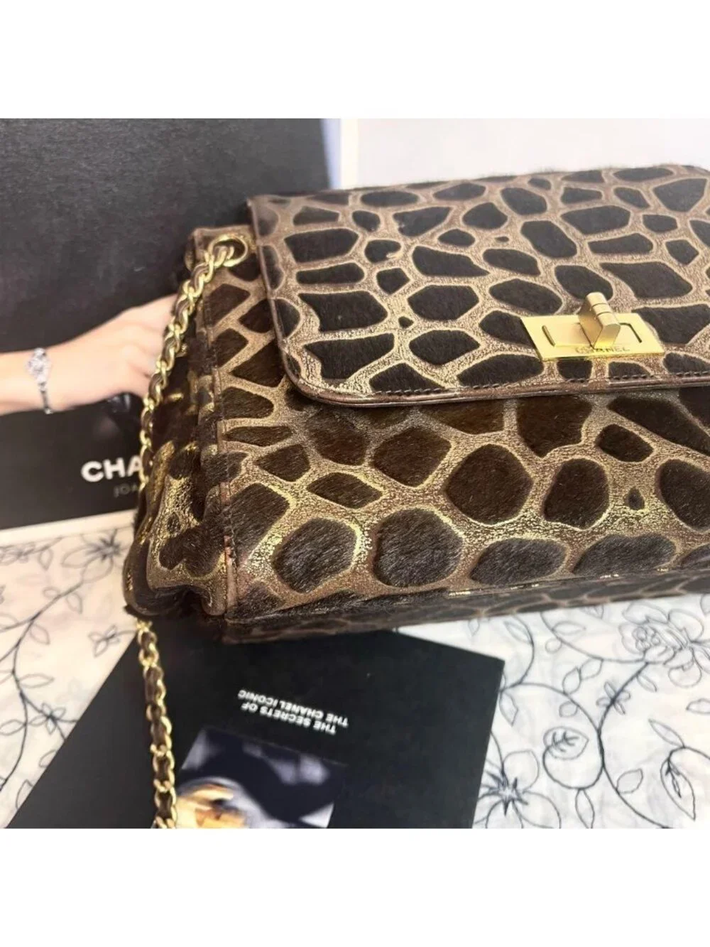 Chanel Calf Hair 2.55 Chain Shoulder